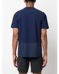 Мужская темно-синяя футболка с круглым вырезом с принтом от Castore
