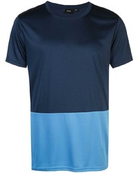 Мужская темно-синяя футболка с круглым вырезом с принтом от Onia