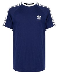 Мужская темно-синяя футболка с круглым вырезом от adidas
