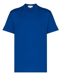 Мужская темно-синяя футболка с круглым вырезом от Alexander McQueen