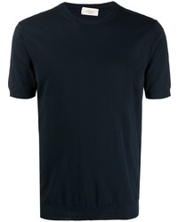 Мужская темно-синяя футболка с круглым вырезом от Altea