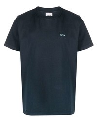 Мужская темно-синяя футболка с круглым вырезом от ARTE