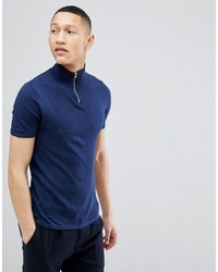 Мужская темно-синяя футболка с круглым вырезом от ASOS DESIGN