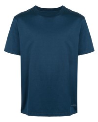 Мужская темно-синяя футболка с круглым вырезом от Attachment
