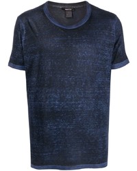 Мужская темно-синяя футболка с круглым вырезом от Avant Toi