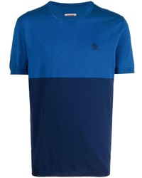 Мужская темно-синяя футболка с круглым вырезом от Baracuta