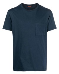 Мужская темно-синяя футболка с круглым вырезом от Barena