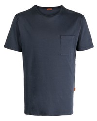 Мужская темно-синяя футболка с круглым вырезом от Barena