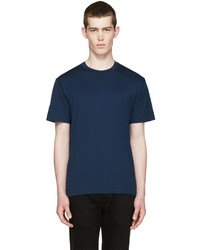 Мужская темно-синяя футболка с круглым вырезом от BLK DNM