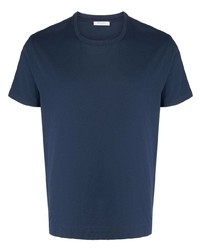 Мужская темно-синяя футболка с круглым вырезом от Boglioli
