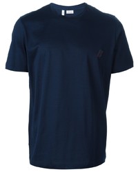Мужская темно-синяя футболка с круглым вырезом от Brioni