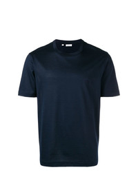 Мужская темно-синяя футболка с круглым вырезом от Brioni
