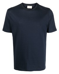 Мужская темно-синяя футболка с круглым вырезом от Bruno Manetti