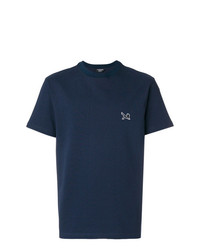 Мужская темно-синяя футболка с круглым вырезом от Calvin Klein 205W39nyc