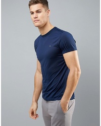 Мужская темно-синяя футболка с круглым вырезом от Calvin Klein Golf