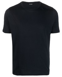 Мужская темно-синяя футболка с круглым вырезом от Cenere Gb