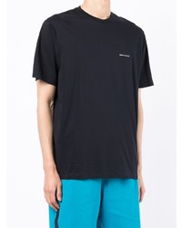 Мужская темно-синяя футболка с круглым вырезом от Armani Exchange