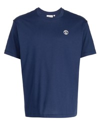 Мужская темно-синяя футболка с круглым вырезом от Chocoolate