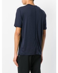 Мужская темно-синяя футболка с круглым вырезом от Joseph