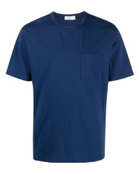 Мужская темно-синяя футболка с круглым вырезом от Closed
