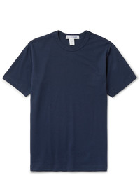 Мужская темно-синяя футболка с круглым вырезом от Comme des Garcons