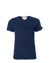 Женская темно-синяя футболка с круглым вырезом от Comme Des Garçons Girl