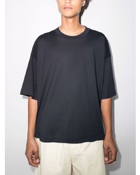 Мужская темно-синяя футболка с круглым вырезом от Studio Nicholson