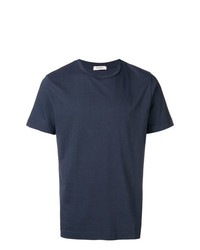 Мужская темно-синяя футболка с круглым вырезом от Crossley