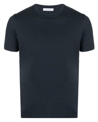 Мужская темно-синяя футболка с круглым вырезом от Cruciani