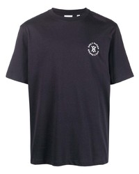 Мужская темно-синяя футболка с круглым вырезом от Daily Paper