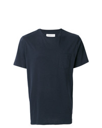 Мужская темно-синяя футболка с круглым вырезом от Department 5