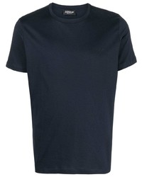 Мужская темно-синяя футболка с круглым вырезом от Dondup