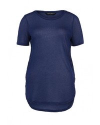 Женская темно-синяя футболка с круглым вырезом от Dorothy Perkins