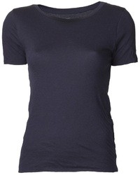 Женская темно-синяя футболка с круглым вырезом от Drifter