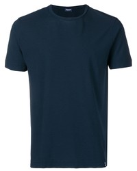 Мужская темно-синяя футболка с круглым вырезом от Drumohr