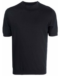 Мужская темно-синяя футболка с круглым вырезом от Drumohr