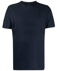 Мужская темно-синяя футболка с круглым вырезом от Dunhill