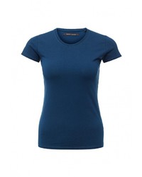 Женская темно-синяя футболка с круглым вырезом от Emoi