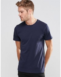 Мужская темно-синяя футболка с круглым вырезом от Esprit