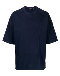 Мужская темно-синяя футболка с круглым вырезом от FIVE CM