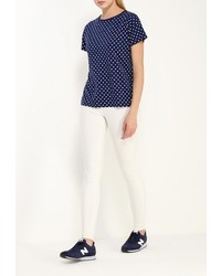 Женская темно-синяя футболка с круглым вырезом от Fred Perry