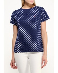 Женская темно-синяя футболка с круглым вырезом от Fred Perry