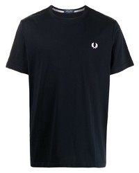 Мужская темно-синяя футболка с круглым вырезом от Fred Perry