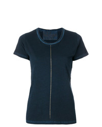Женская темно-синяя футболка с круглым вырезом от Freecity