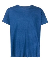 Мужская темно-синяя футболка с круглым вырезом от Greg Lauren