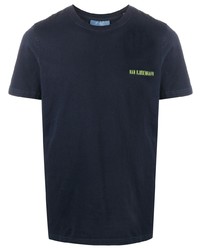 Мужская темно-синяя футболка с круглым вырезом от Han Kjobenhavn