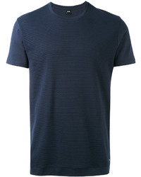Мужская темно-синяя футболка с круглым вырезом от Hugo Boss