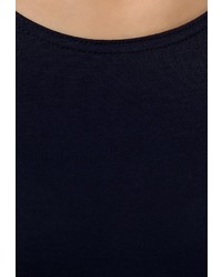 Женская темно-синяя футболка с круглым вырезом от Influence