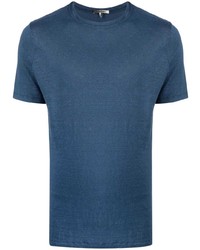 Мужская темно-синяя футболка с круглым вырезом от Isabel Marant