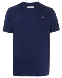 Мужская темно-синяя футболка с круглым вырезом от Jacob Cohen